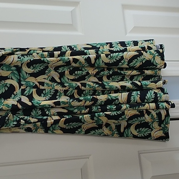 ACEVOG Summer Dress Bananas & Leaves Adjustable Spaghetti Straps V Neck XL - Picture 9 of 10